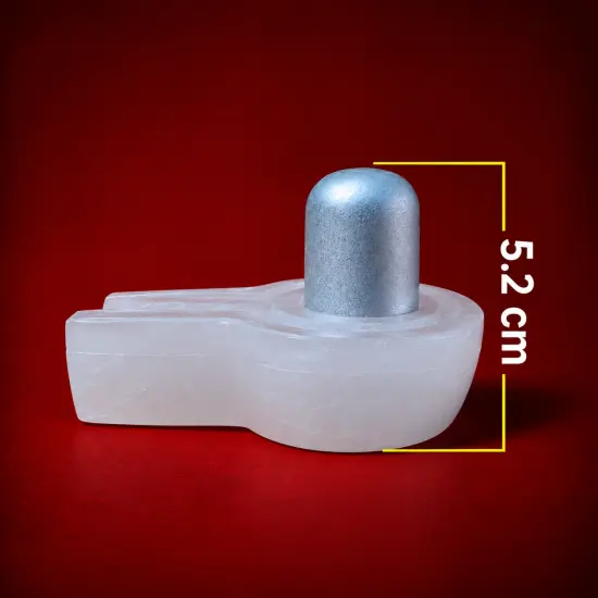 Parad Shivling 100gm with Flat Vedi